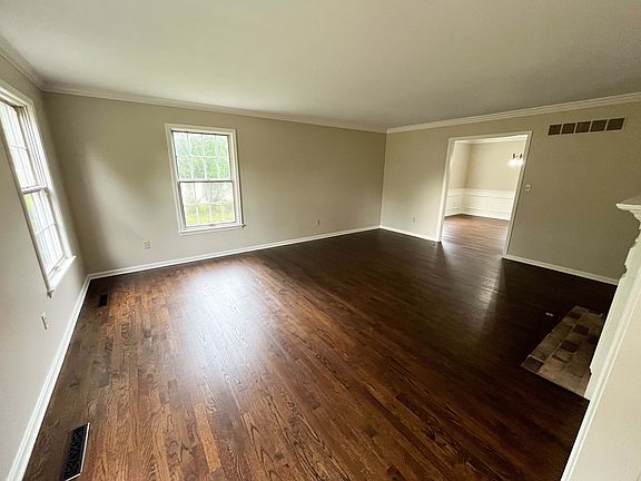 Living room with fireplace