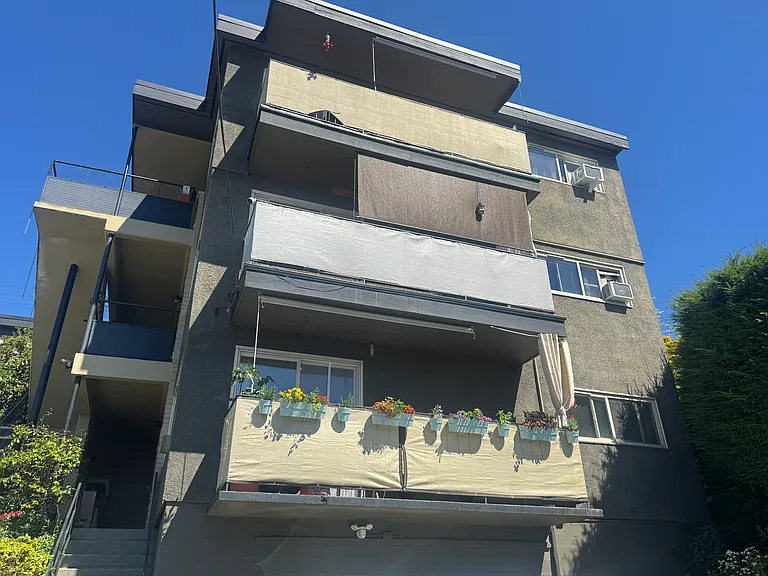 Back of the building