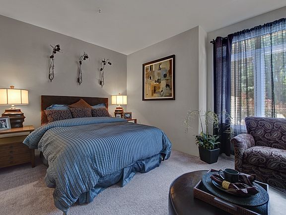 Cheyenne Creek Stream Apartment Bedroom