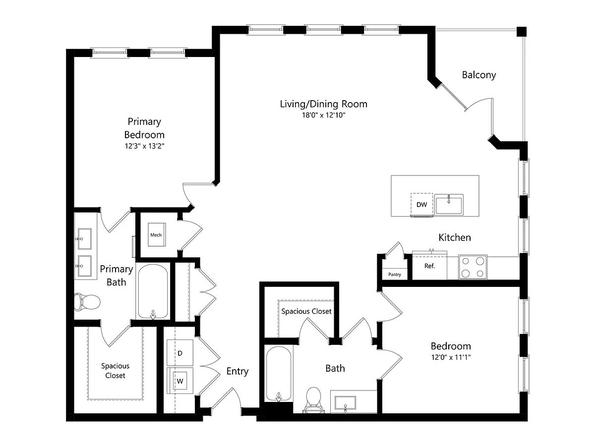 Floor plan B3