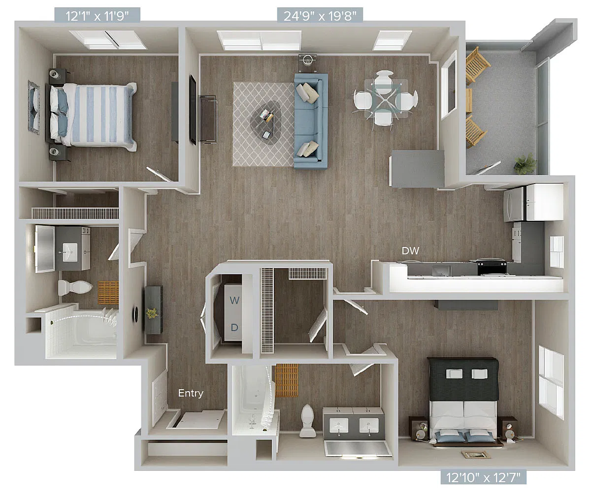 Floor plan B5U-B5S-1189