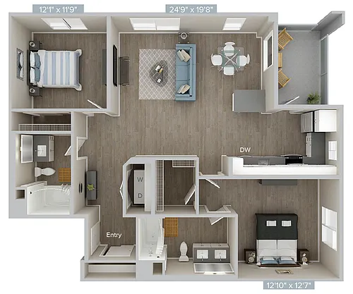 Floor plan B5U-B5S-1189
