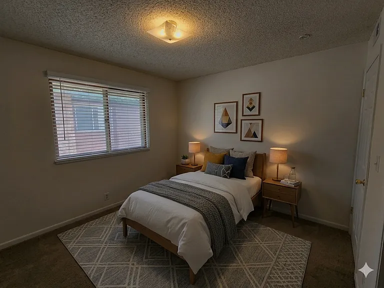 2nd bedroom - staged