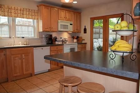 Kitchen opens to Deck