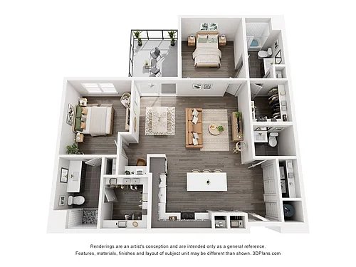 Floor plan B3