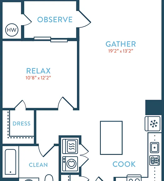 842 Tea House A11 Floorplan Diagram