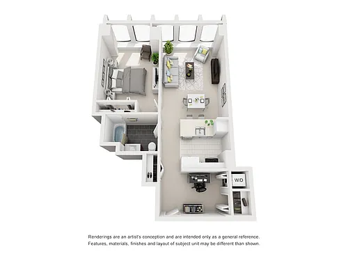 Floor plan 1 Bedroom