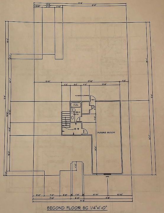 Second floor plan