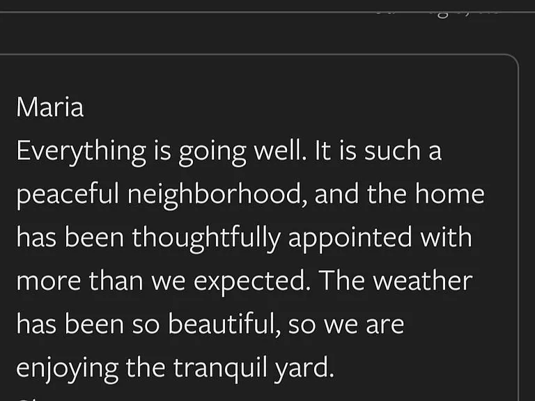 ____we worked really hard to make our home magical and an experience you'll treasure!
