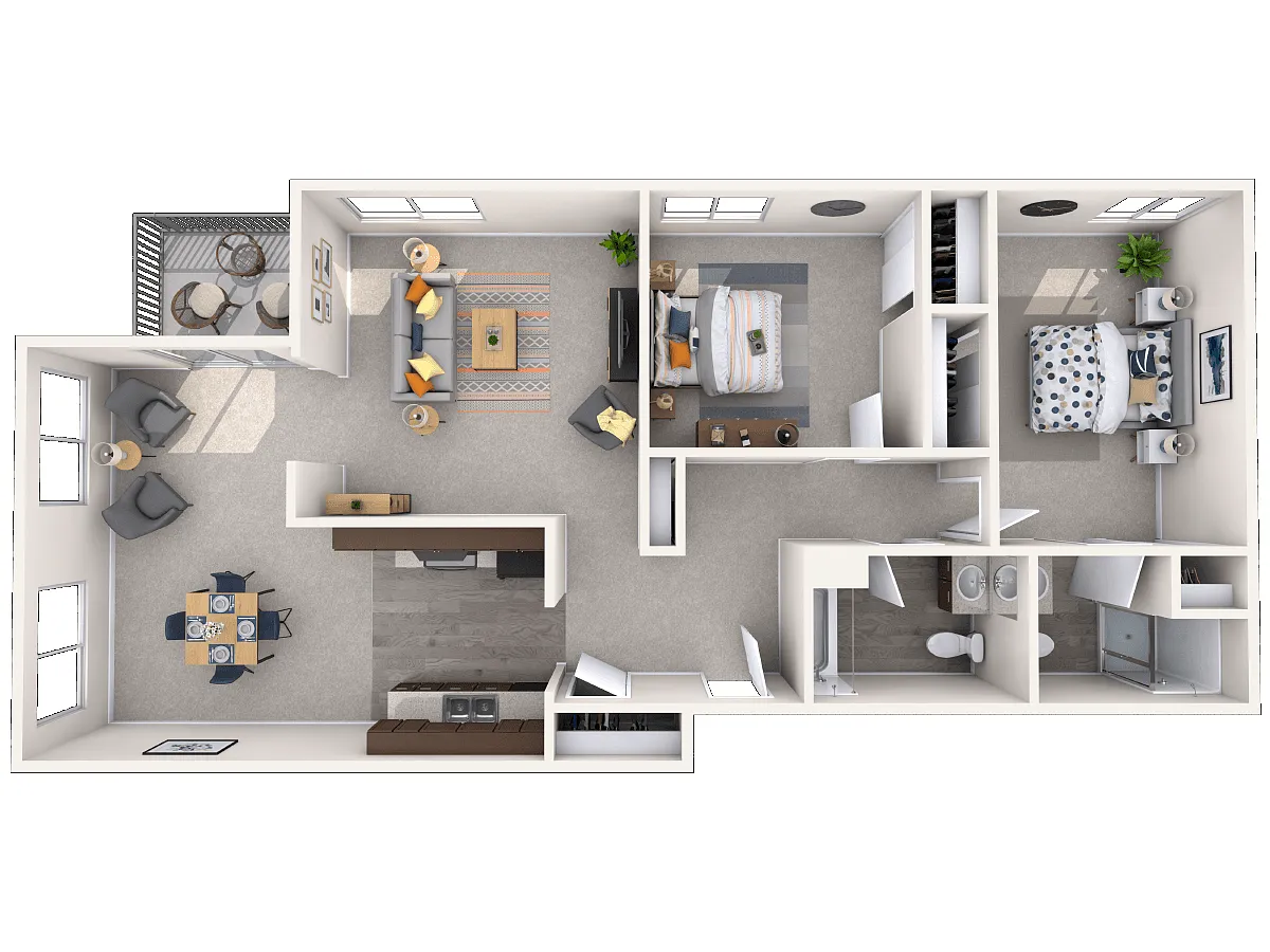 Floor plan Standard Broadway