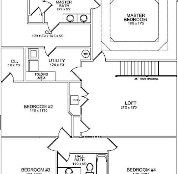 Second floor plan