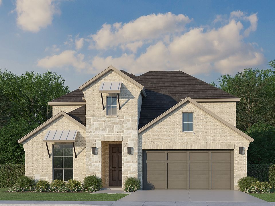 Plan 1580 Elevation C with Stone