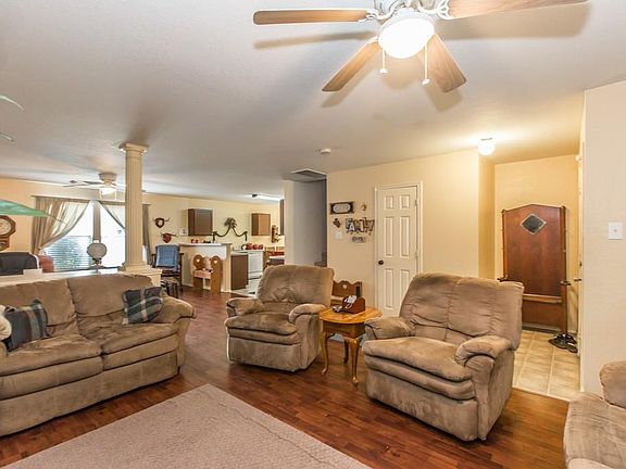 Another view of the living room.  The half bath is just off the main entry.