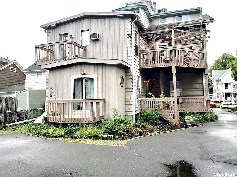 Rear View of the 4 unit house