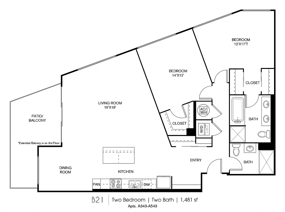 Floor plan B21