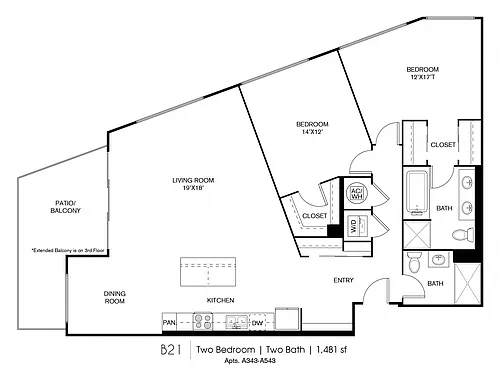 Floor plan B21