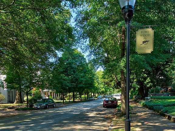 Tree-lined Street Sidewalks