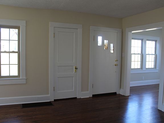 Coat closet in living room