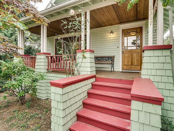 Front door and porch