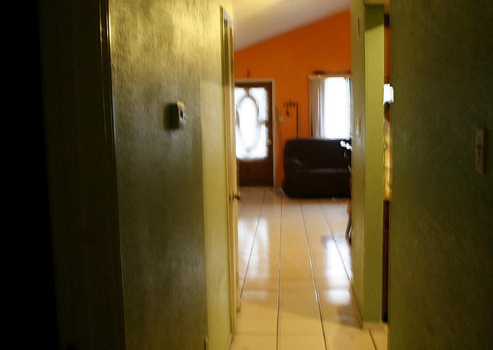 Tiled flooring through out home.