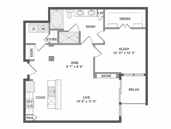 Floor plan A4b