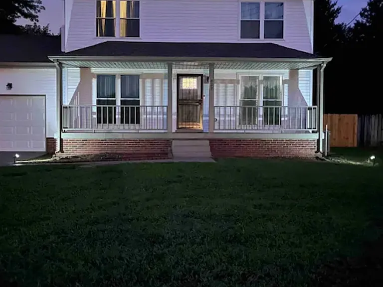 Night Time Front View