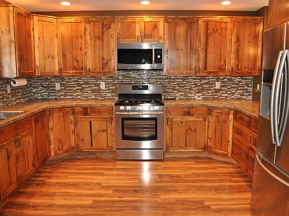 Custom pine cabinets