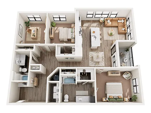 Floor plan C1HC