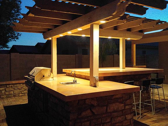 Over sized BBQ Pergola 