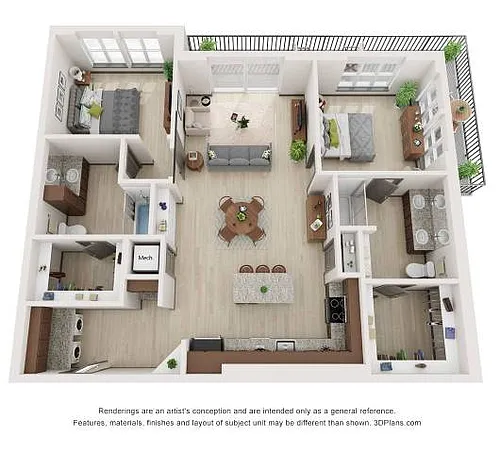 Floor plan B7