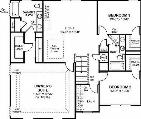  2nd floor has up graded master bath and 4th bedroom