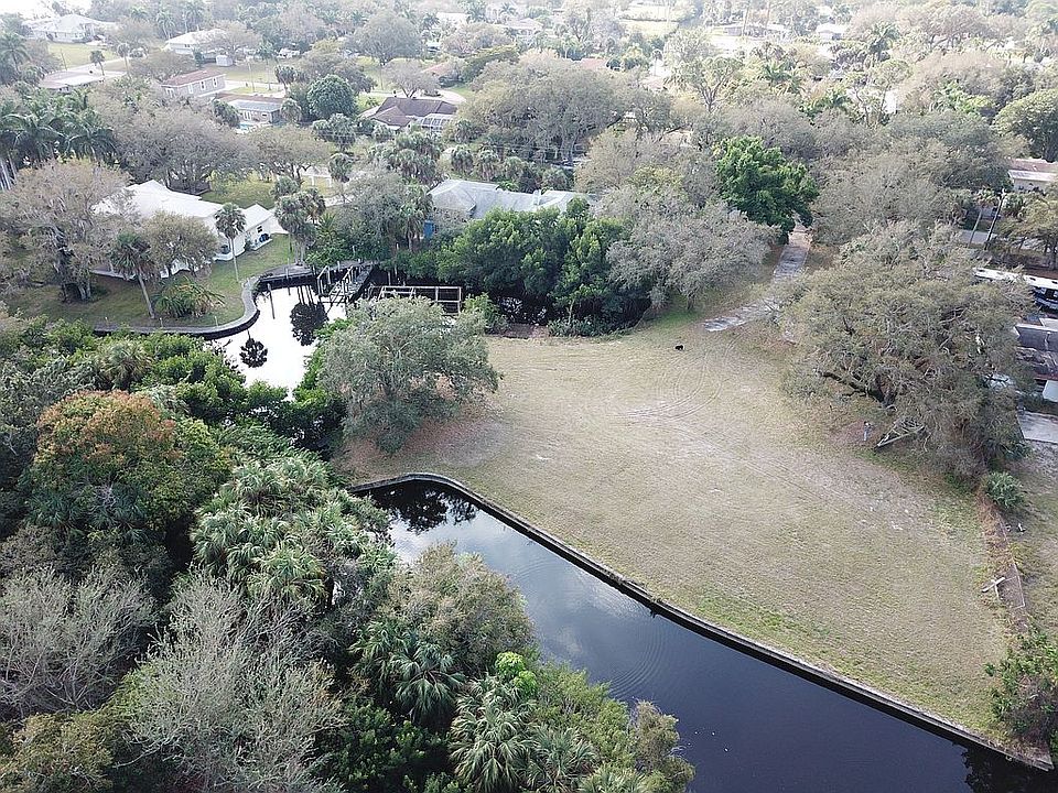 View of pond and canal