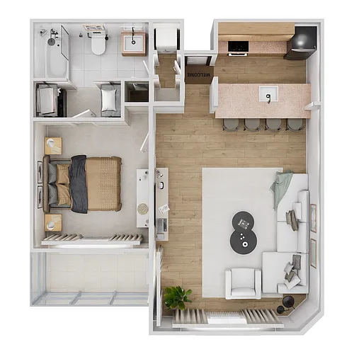 Floor plan A6