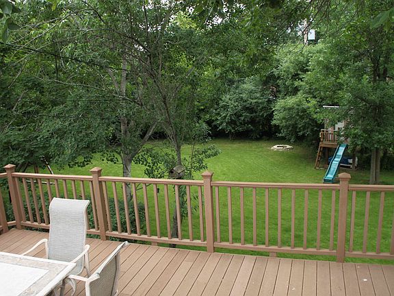 Backyard and deck