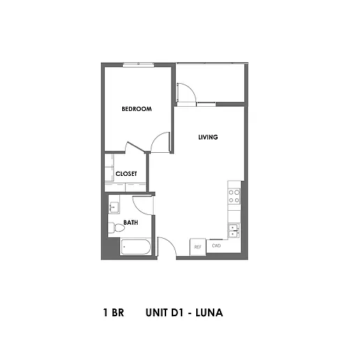 Floor plan D1