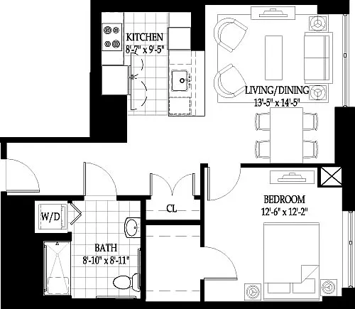 Floor plan Vesta 8A