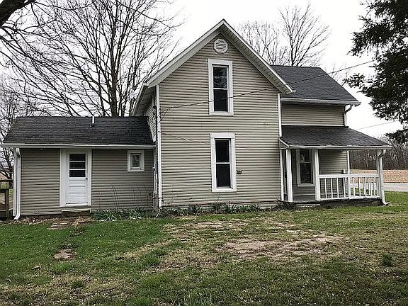 North side of house