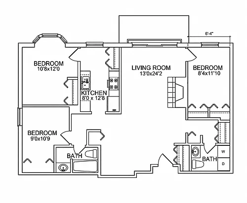 Floor plan 1740 F