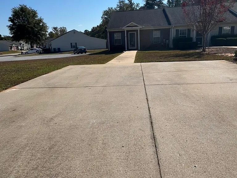 2-car Drive way about 40ft to the front door