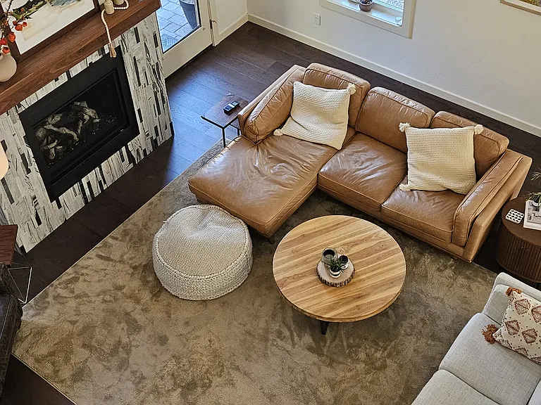 Living Room looking form upstairs