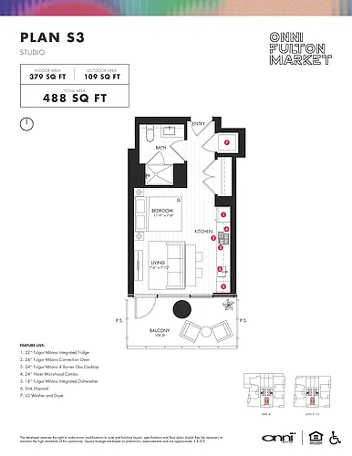 Floor plan Plan S3