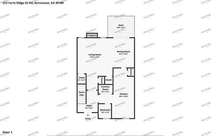 3 bed, 2.5 bath, 1340 sqft, $1,985 — Photo 3