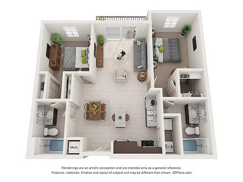 Floor plan Bermuda