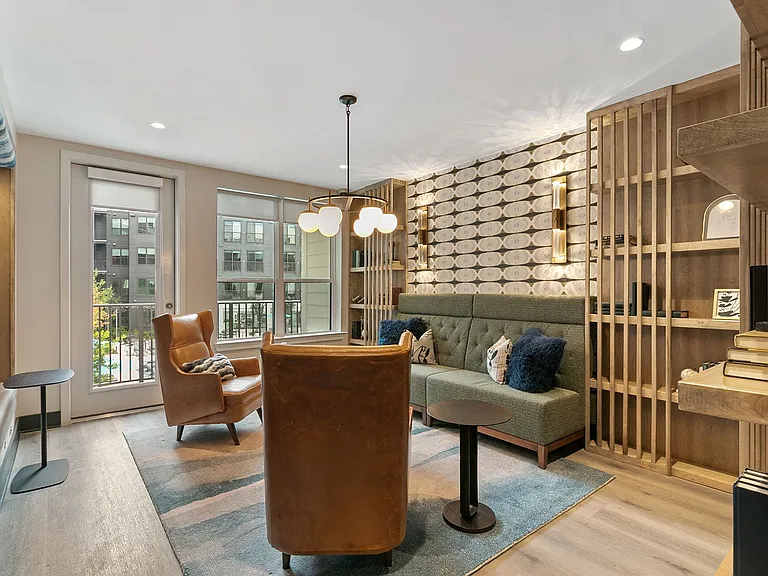 Unwind in our distinguished Library Lounge