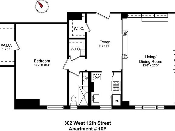 2nd image of 302 W 12th St APT 10F