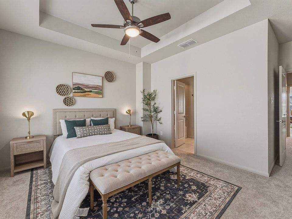 Primary Bedroom with Ceiling Fan (Plan 2191)