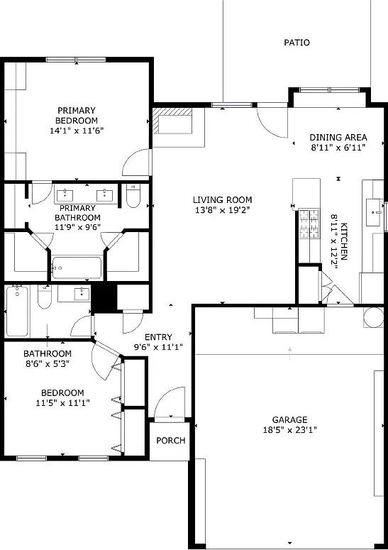 2 bed, 1179 sqft, $1,750 — Photo 2