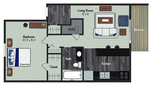 Floor plan Spruce