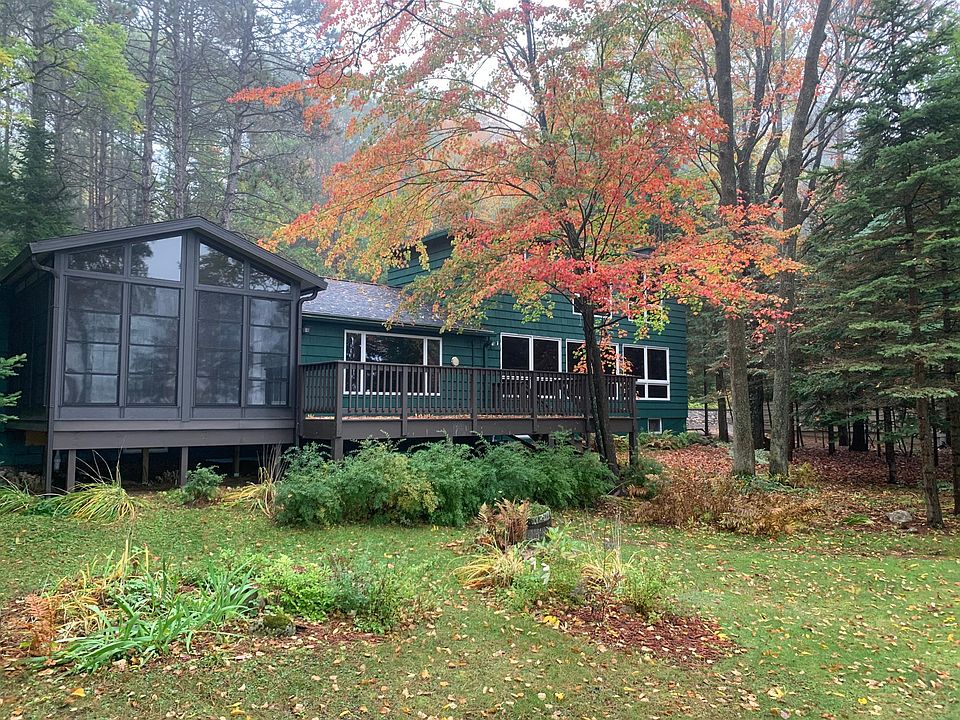 Lake side view of home
