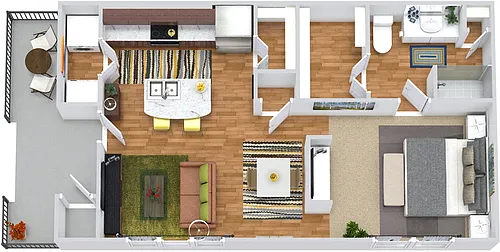 Floor plan The Bluebonnet